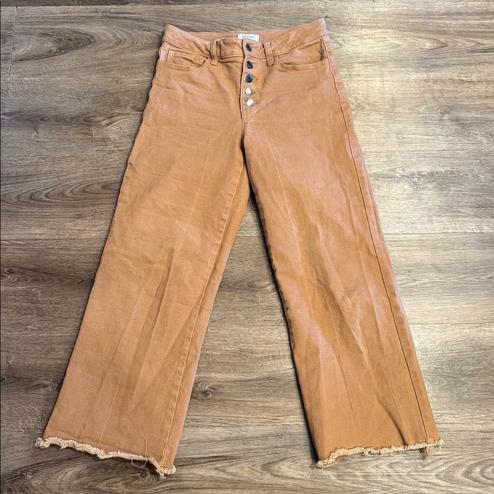 Anniewear Dusty Orange Wide Leg Jeans Size S
